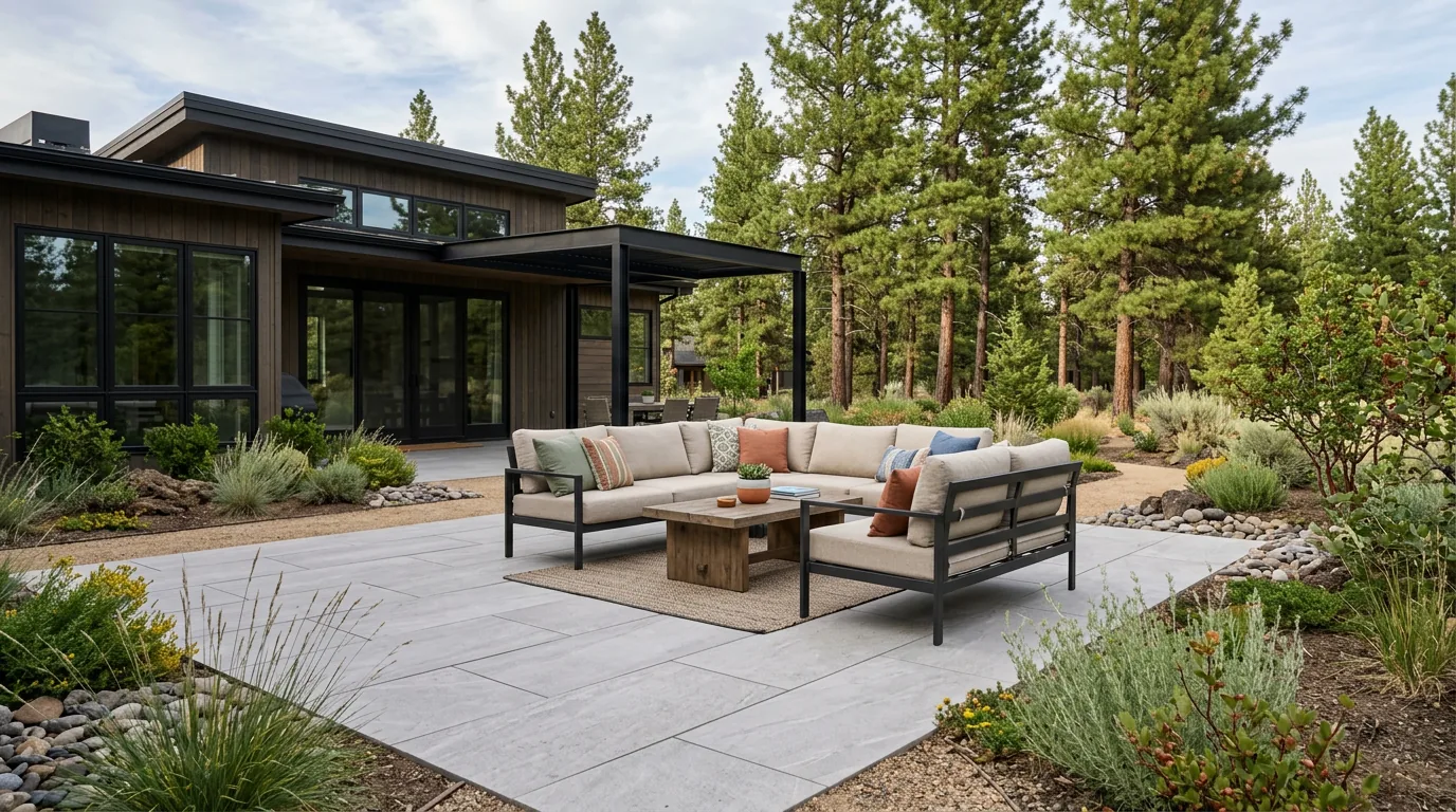 Concrete and porcelain pavers compared for Portland patios Concrete and porcelain pavers compared for Portland patios